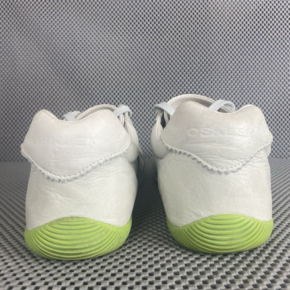 Osklen Riva Lona Sneakers Mens 12 White Leather Lace Up Low Top Casual - Picture 9 of 14